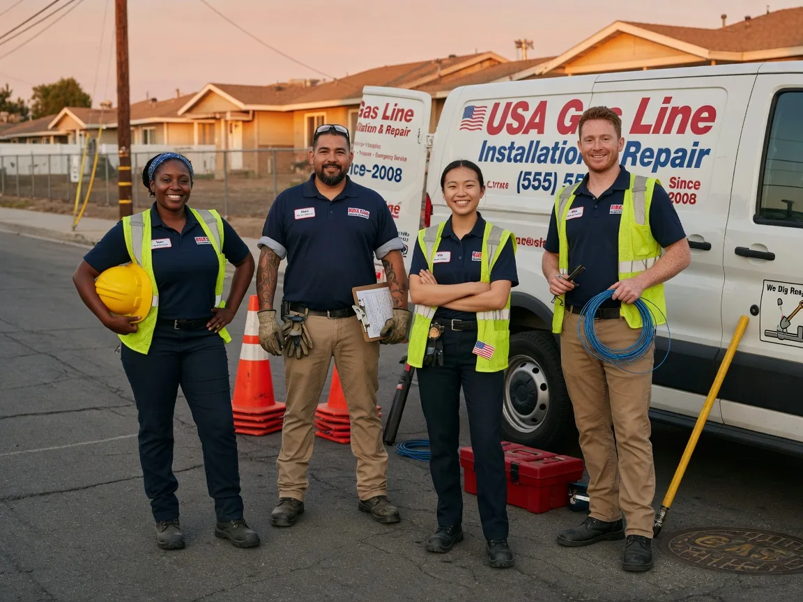 Gas Line Installation company in New Town, ND